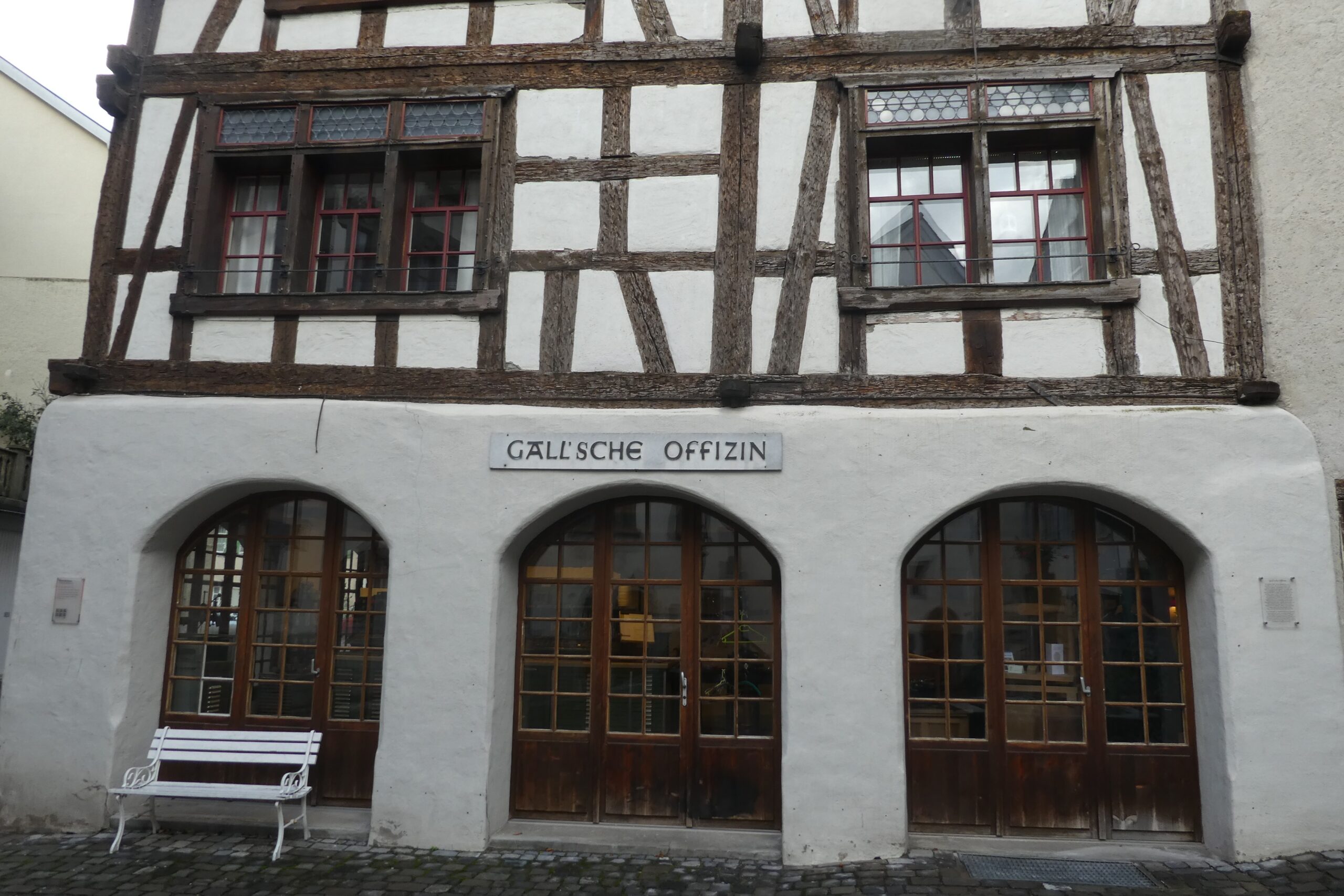 Die Gall\'sche Offizin in der Hintergasse 9 in Lichtensteig, letzte Werkstatt von Gall