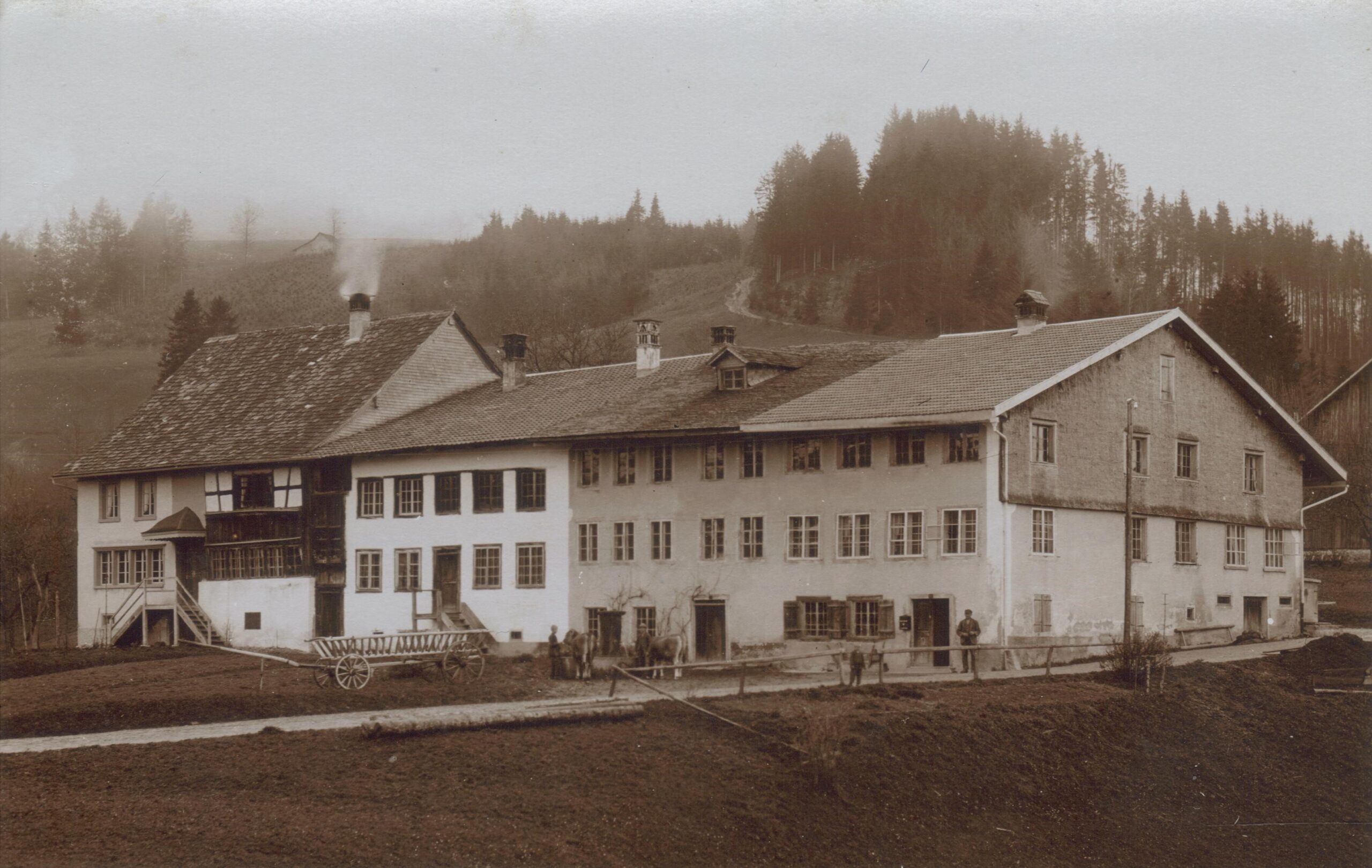 Chlibäretswil, Dorf und Häuser, Chloster