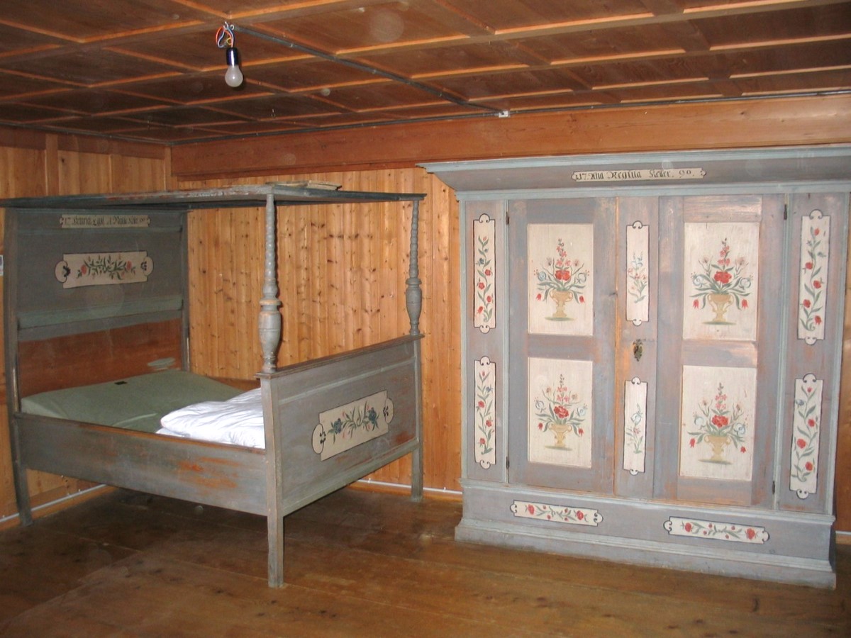 Schlafzimmer von Anna und Heinrich Egli-Keller, 1790