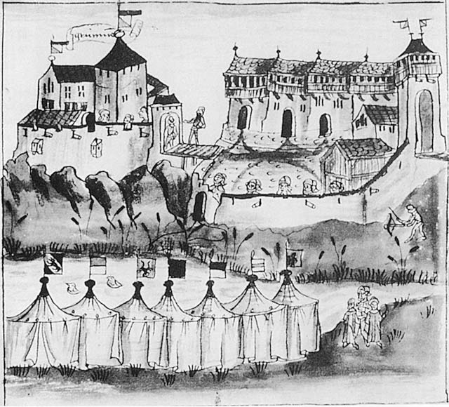 Belagerung von Grüningen durch die Eidgenossen im Alten Zürichkrieg